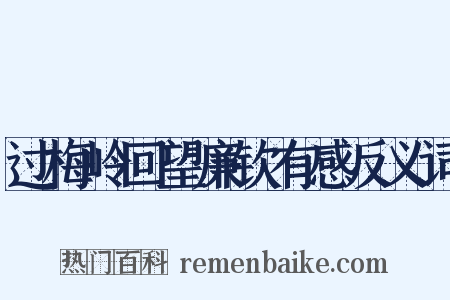 过梅岭回望廉钦有感反义词是什么意思的图片